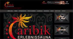 Desktop Screenshot of caribik.at